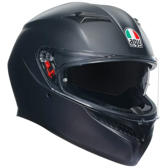 AGV K3 SV MONO SOLID NEGRO MATE Cascos para Motos Rider Site