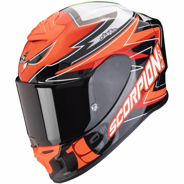 casco-scorpion-r1-alvaro-bautista-negro-naranja-brillo