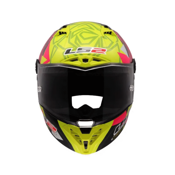 casco-ls2-ff805-thunder-gp-aero-amarillo-fucsia-brillo-frente