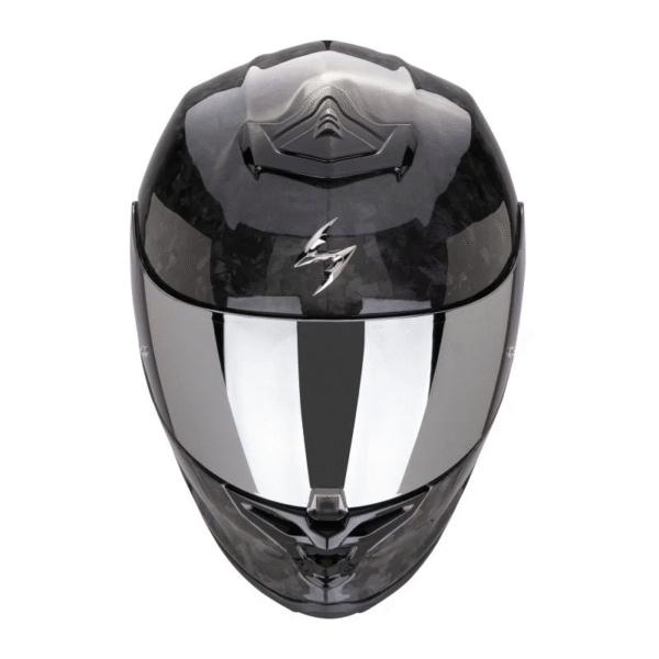 casco-scorpion-exo-r1-evo-II-onyx-air-carbon-negro-frente
