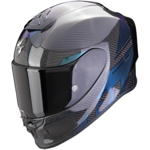 SCORPION EXO R1 EVO CARBONO AIR RALLY NEGRO CHAMELEON BRILLO